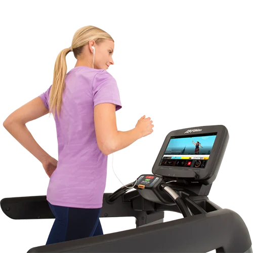 DiscoverSE3-Treadmill-Female-Exerciser-Headphones-Hulu-79A7323-copy500 Refurbished Elevation Series Treadmill with Discover SE3 (PO-95T DISC SE3)