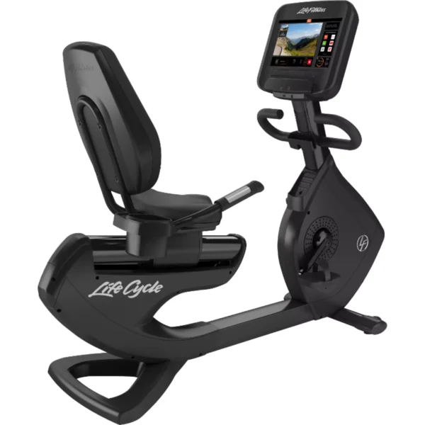 Elevation-Recumbent-Cycle-SE3-Black-scaled.jpg Refurbished Elevation Series Recumbent Lifecycle® with Discover SE3 (PO-95R DISC SE3)