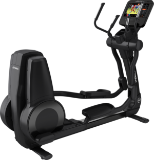 ElevationSeries-CrossTrainer-DiscoverST-BlackOnyx-StandardView.png Refurbished Elevation Series Cross-Trainer with Discover ST Console (PO-95X DISC ST)