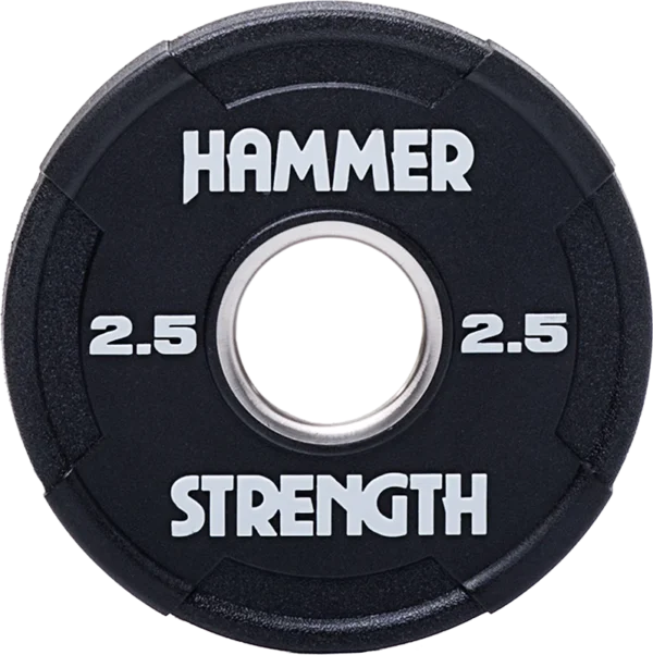 HS-OP-2103-01-R Hammer Strength Olympic Plate – Urethane (HS-OP)