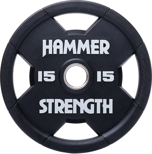 HS-OP-2106-01-R Hammer Strength Olympic Plate – Urethane (HS-OP)