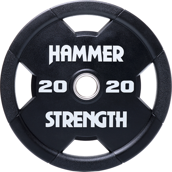 HS-OP-2107-01-R Hammer Strength Olympic Plate – Urethane (HS-OP)